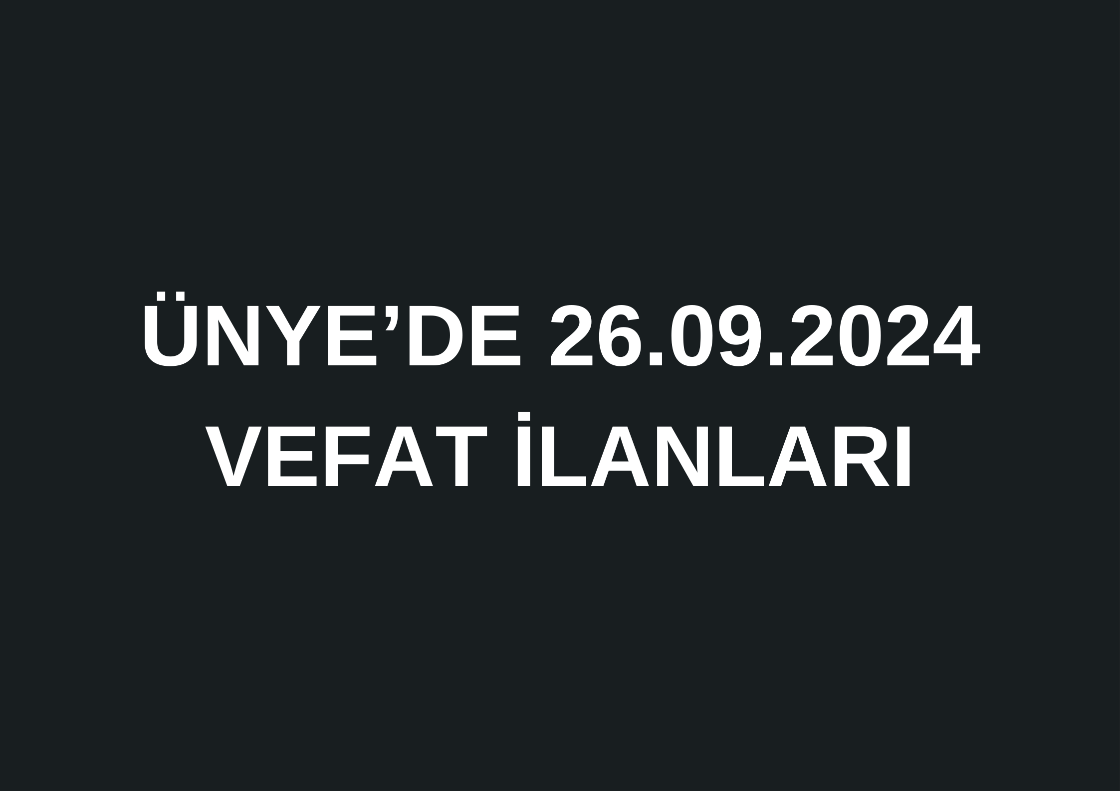 AYŞEGÜL TÜRK VEFAT ETTİ Tekkiraz Velibayraktar Mahallesinden merhum Niyazi Türk’ün