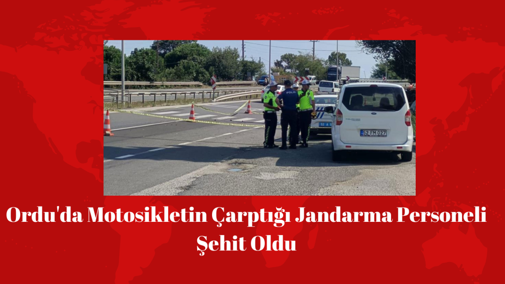 Ordu'da Motosikletin Çarptığı Jandarma Personeli Şehit Oldu Kirmizi Modern Son Dakika Haber Manseti Twitter Gonderisi 2