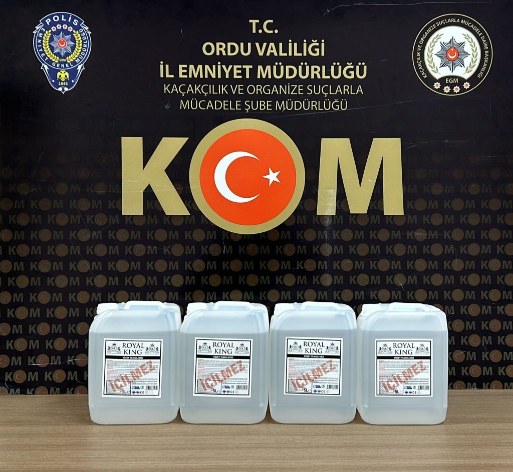 "Ordu'da Kaçak Alkol, Tütün ve Silah Operasyonları: Çok Sayıda Gözaltı ve Tutuklama" O1