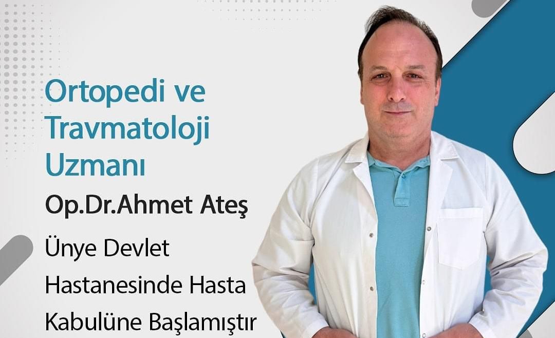 Ortopedi ve Travmatoloji alanında uzmanlığı bulunan Op. Dr. Ahmet Ateş,