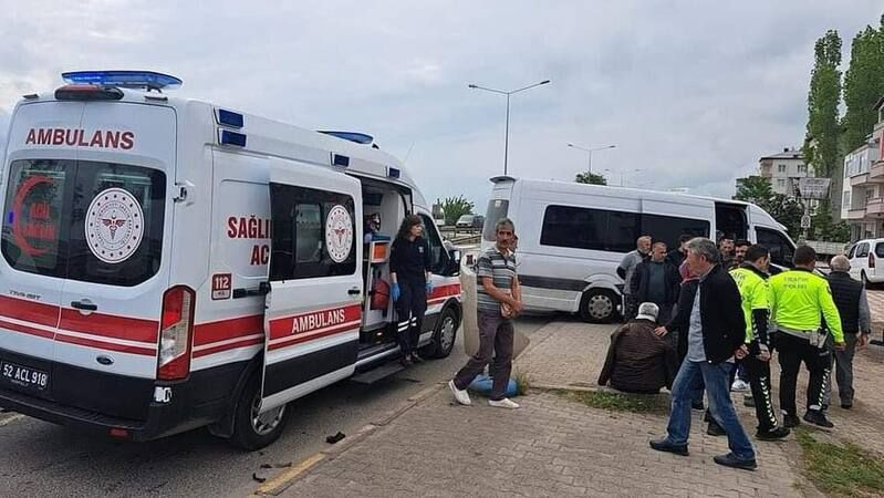 Ünye’nin Gürecülü Mahallesi’nde yaşanan trafik kazası, 92 yaşındaki E.Ç. adlı