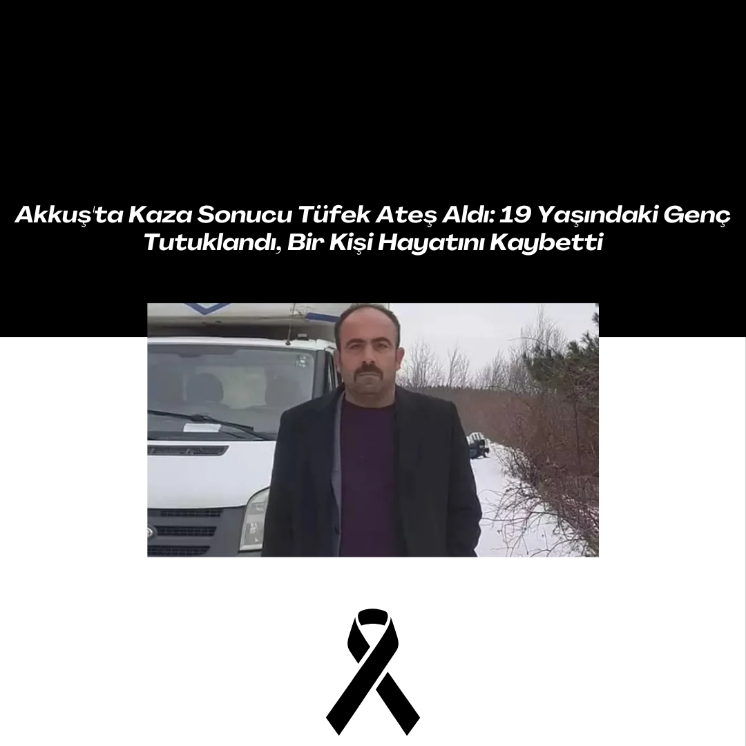 Edinilen bilgiye göre, Akkuş ilçesinde Ambargürgen Mahallesinde Soner Genç (19),