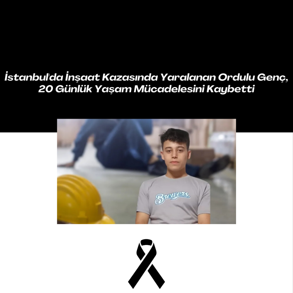 İstanbul'da İnşaat Kazasında Yaralanan Ordulu Genç, 20 Günlük Yaşam Mücadelesini Kaybetti Black Corporate Death Anniversary Instagram Post 31