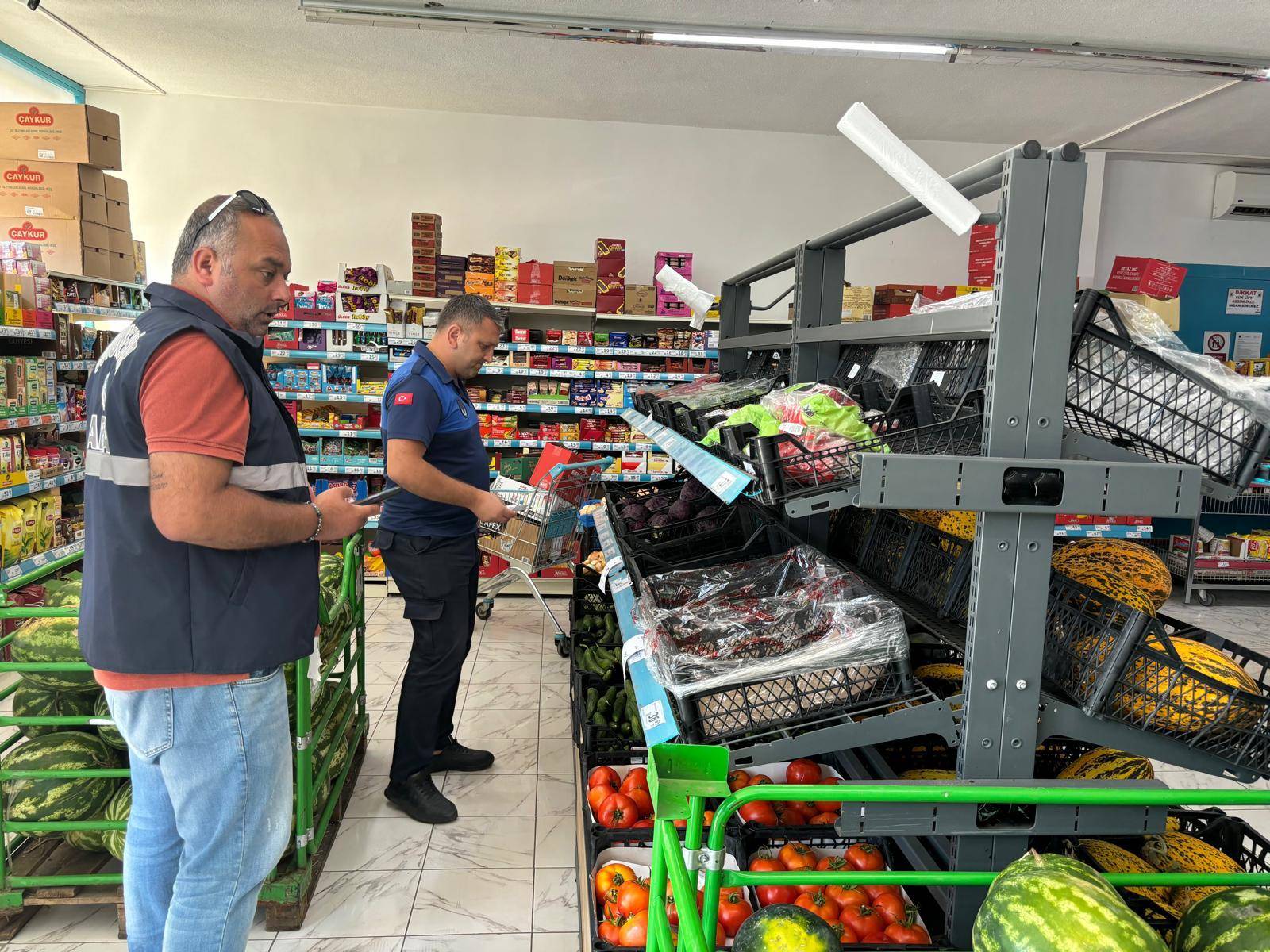 BÜYÜKŞEHİRDEN 19 İLÇEDE MARKETLERE SIKI DENETİM HAL KAYIT SİSTEMİNE BİLDİRİLMEYEN