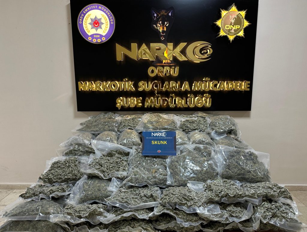 Uyuşturucu Sevkiyatına Büyük Darbe: 68,5 Kilo Skunk Ele Geçirildi N