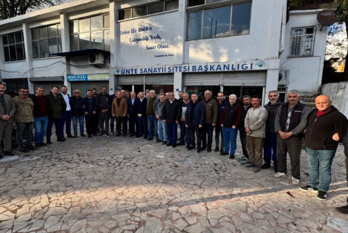 ÜNYE YENİ SANAYİ SİTESİNDE SÜREÇ BAŞLADI SAN