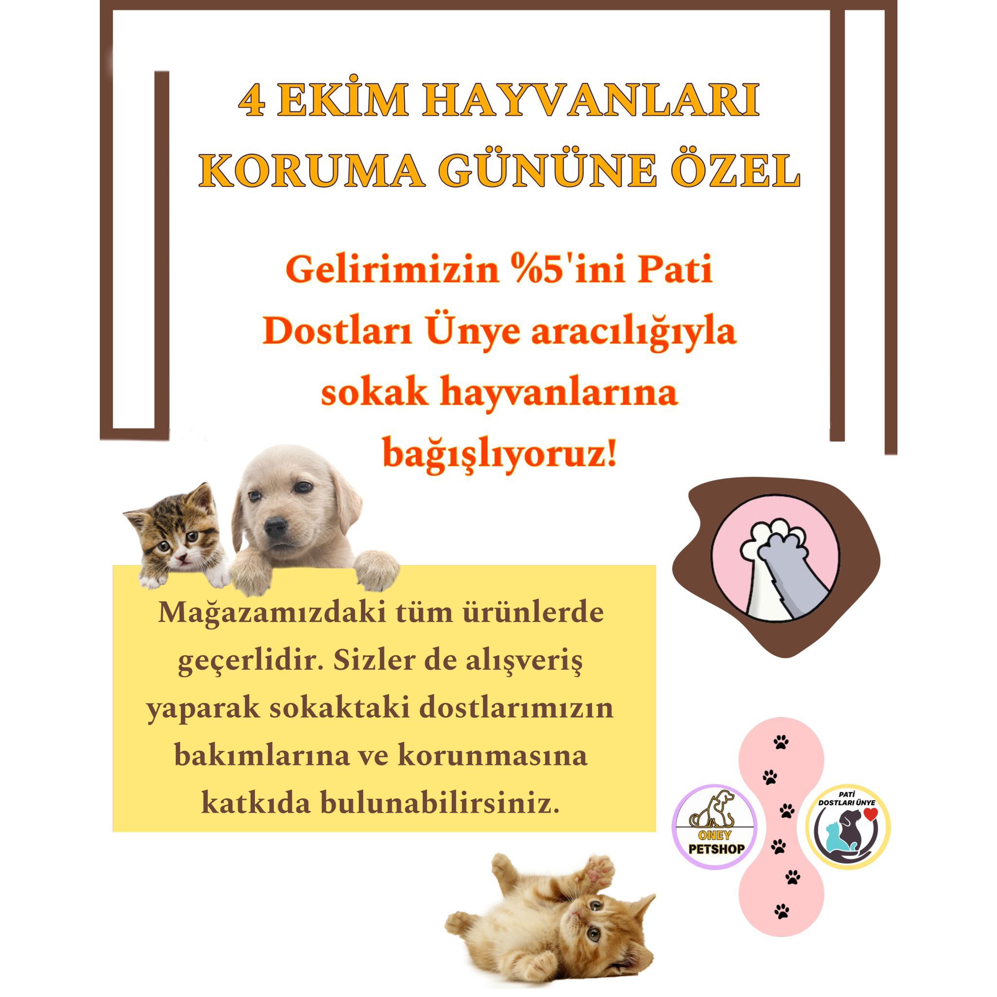 Ünye’de faaliyet gösteren Oney Petshop, 4 Ekim Hayvanları Koruma Günü