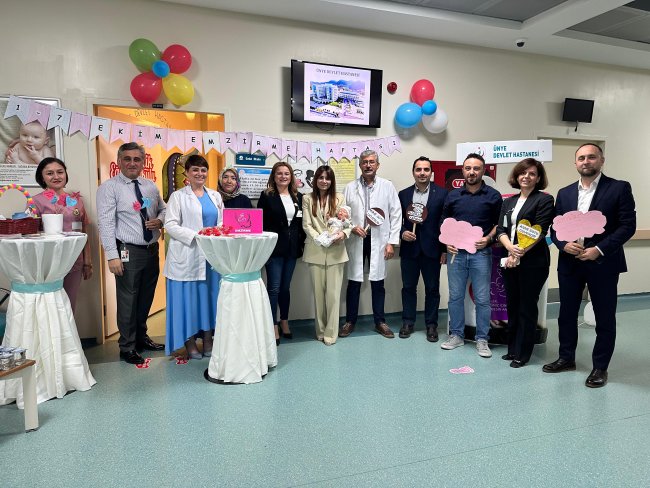 “1-7 Ekim Emzirme Haftası” nedeniyle Ünye Devlet Hastanesinde çeşitli etkinlikler
