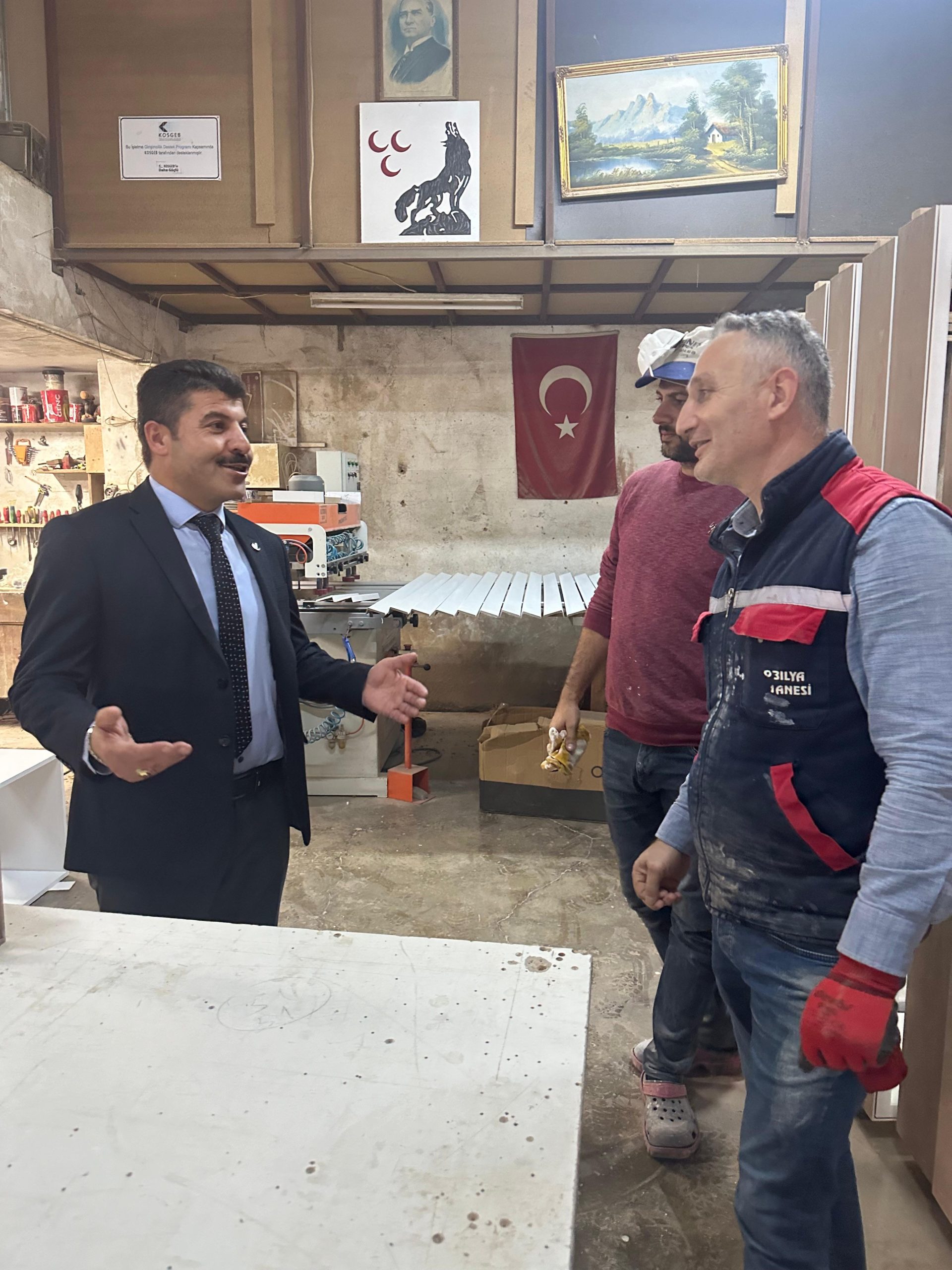 Yeniden Refah Partisi Ünye ilçe Başkanı Mehmet Üstündağ Yönetim Kurulu
