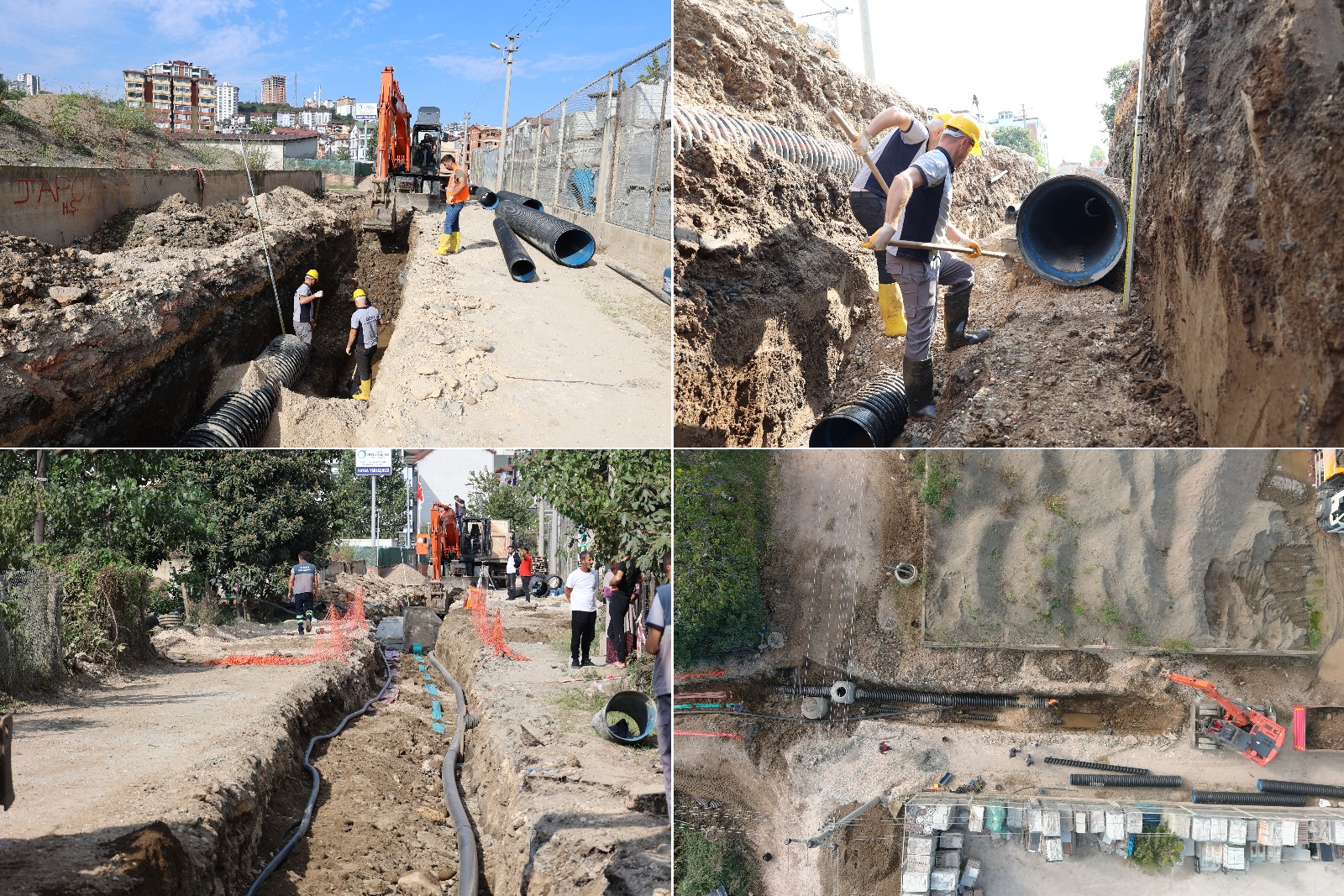 FATSA İLÇESİ KURTULUŞ MAHALLESİNİN İÇME SUYU VE KANALİZAYON HATLARI YENİLENİYOROrdu