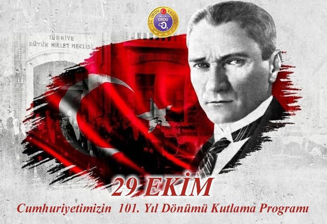 Cumhuriyetimizin kuruluşunun 101. yıl dönümü, tüm Türkiye ve dış temsilciliklerde