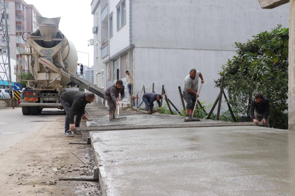 ORDU’NUN KALDIRIMLARI YENİLENİYOR k 1