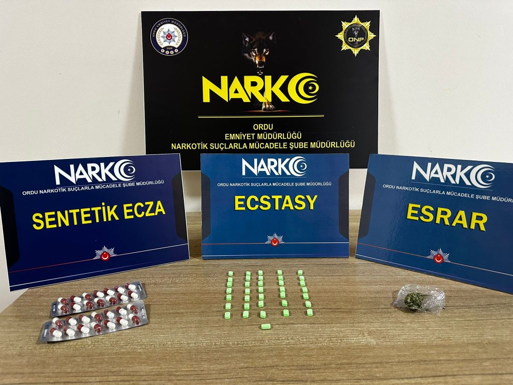 Ordu'da Narkotik Operasyonları: Çok Sayıda Uyuşturucu Madde Ele Geçirildi nar 1