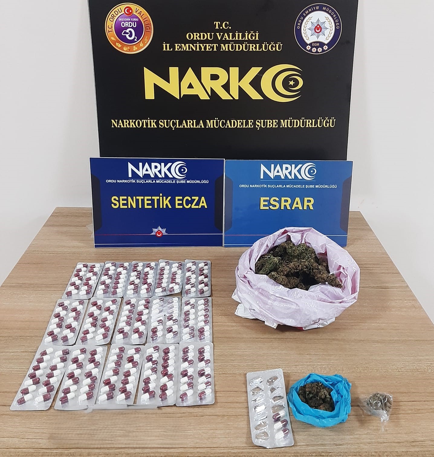 1- 21/10/2024 tarihinde Narkotik Suçlarla Mücadele Şube Müdürlüğünce bir şüpheli