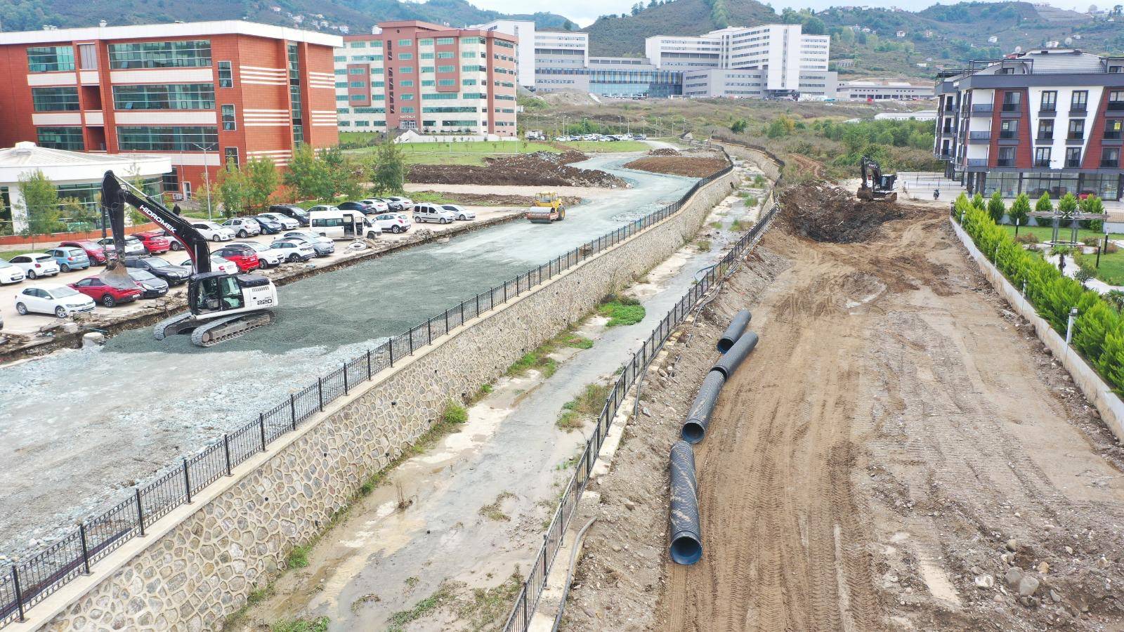 ORDU ŞEHİR HASTANESİNİN YOLUNU BÜYÜKŞEHİR YAPIYOR Ordu Şehir Hastanesi’ne ulaşım