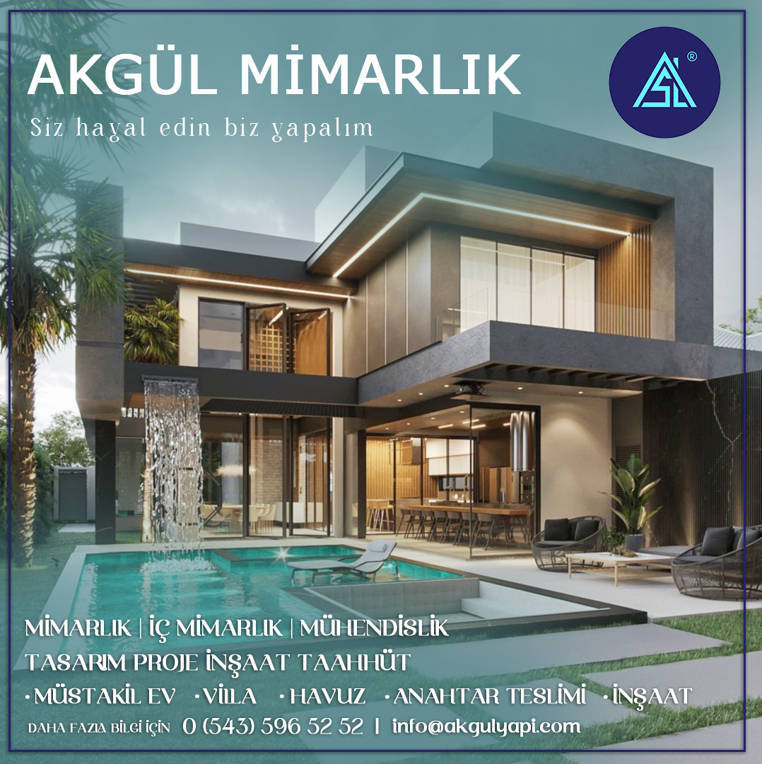 Akgül Mimarlık Yapı Şirketi, sektördeki deneyimi ve uzman kadrosuyla hayalinizdeki