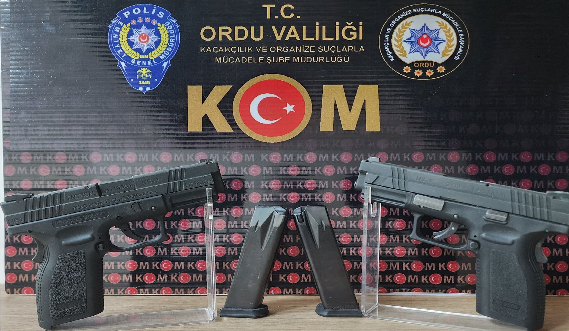 Ordu İl Emniyet Müdürlüğü Kaçakçılık ve Organize Suçlarla Mücadele (KOM)