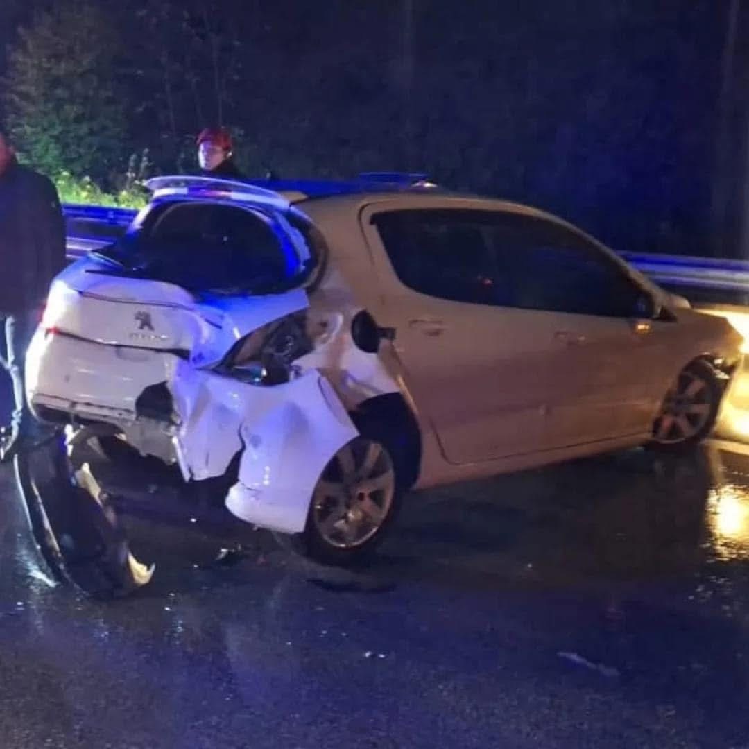 Ordu Çevre yolu Nefise Akçelik Tüneli çıkışında zincirleme trafik kazası