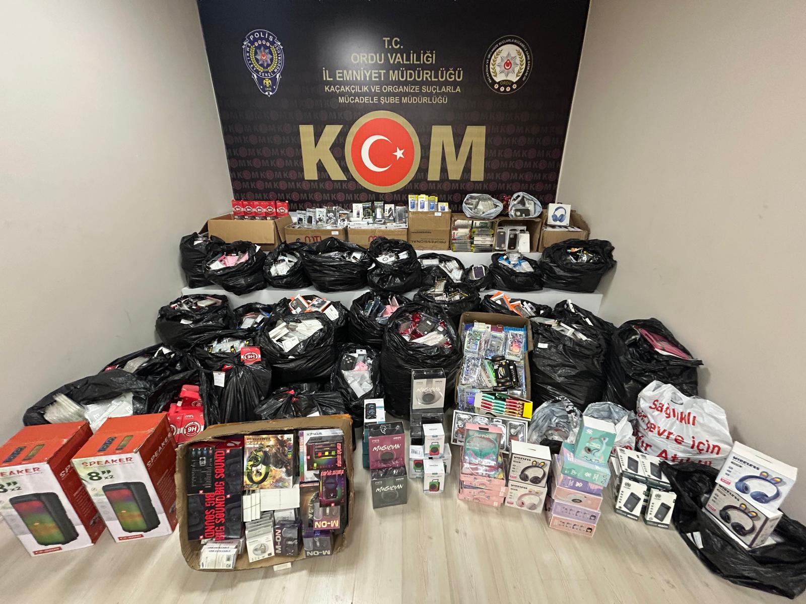 Ordu İl Emniyet Müdürlüğü Kaçakçılık ve Organize Suçlarla Mücadele (KOM)