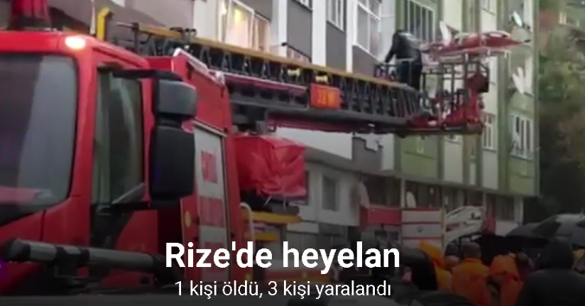 Rize’de Heyelan: 1 Kişi Hayatını Kaybetti, 3 Kişi Yaralandı RI