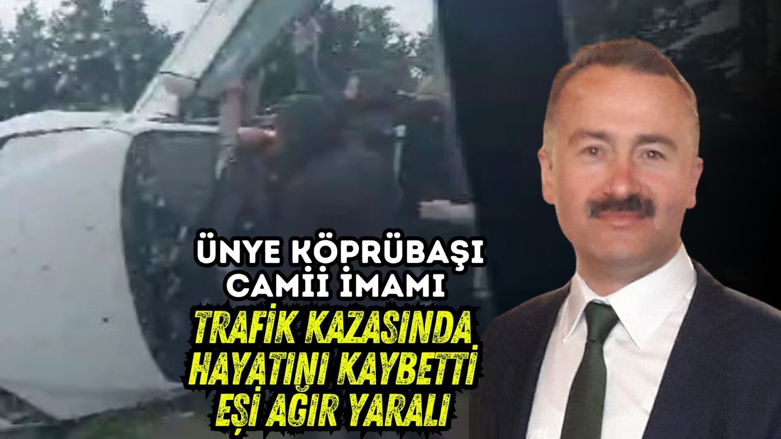 Samsun’dan Ünye’ye seyahat eden Ünye Köprübaşı Camii imamı Mehmet Kuru’nun