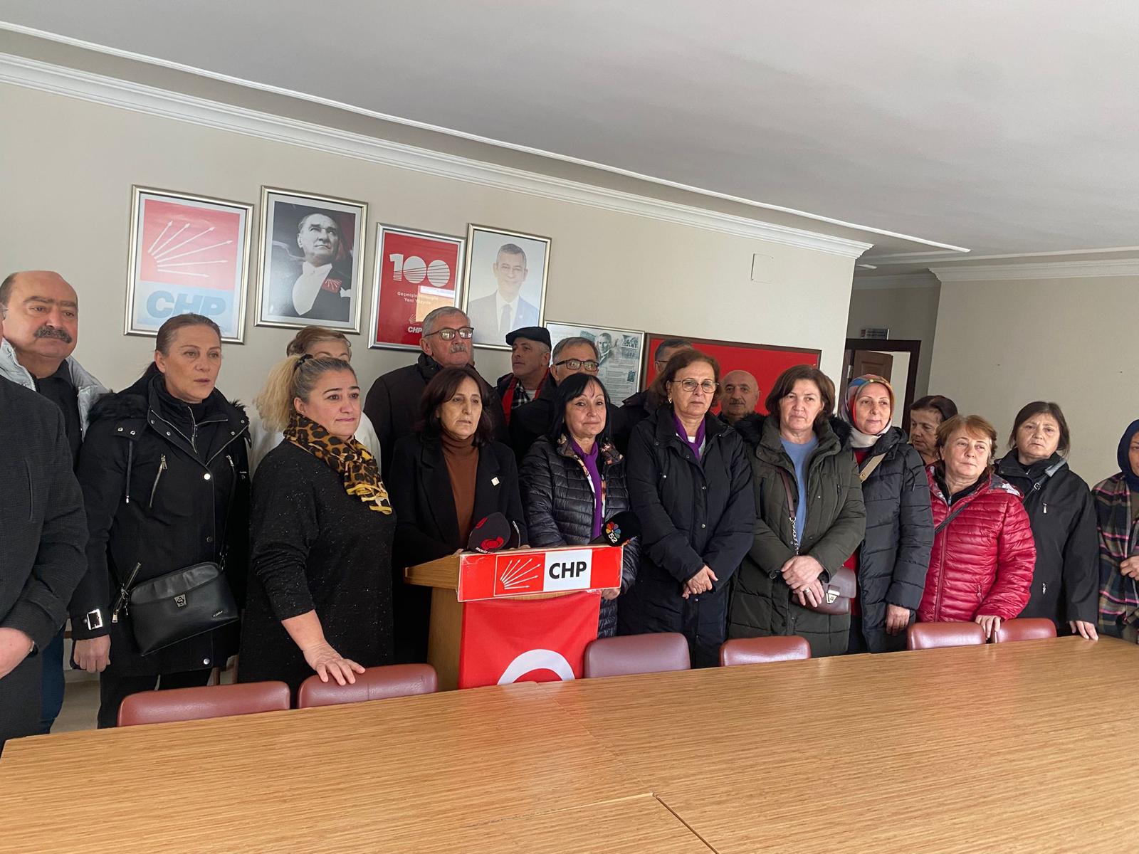 Cumhuriyet Halk Partisi (CHP) Ünye İlçe Kadın Kolları Başkanı Ayşe