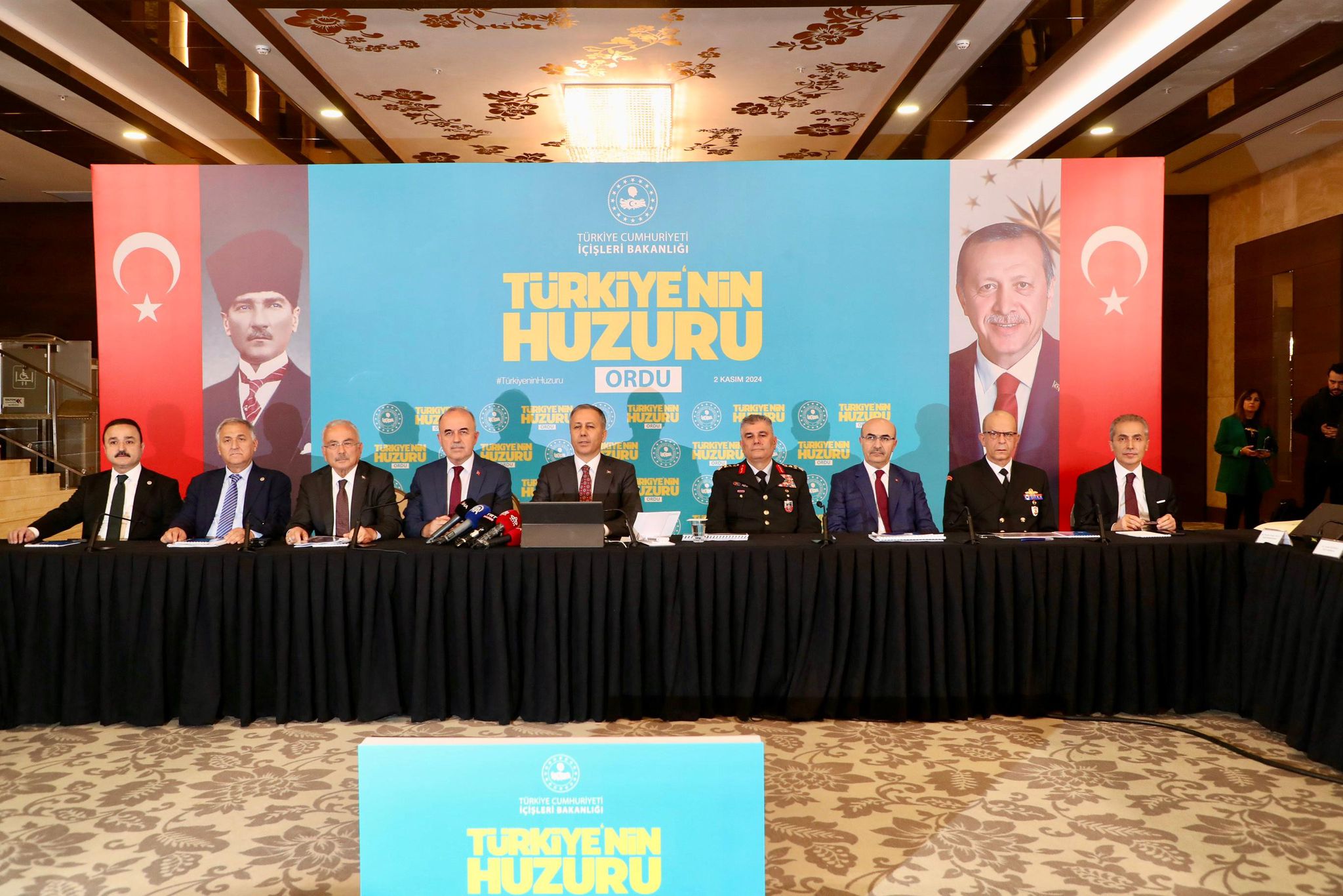 Türkiye’nin Huzuru Toplantısı Ordu’da Yapıldı İçişleri Bakanı Ali Yerlikaya başkanlığında