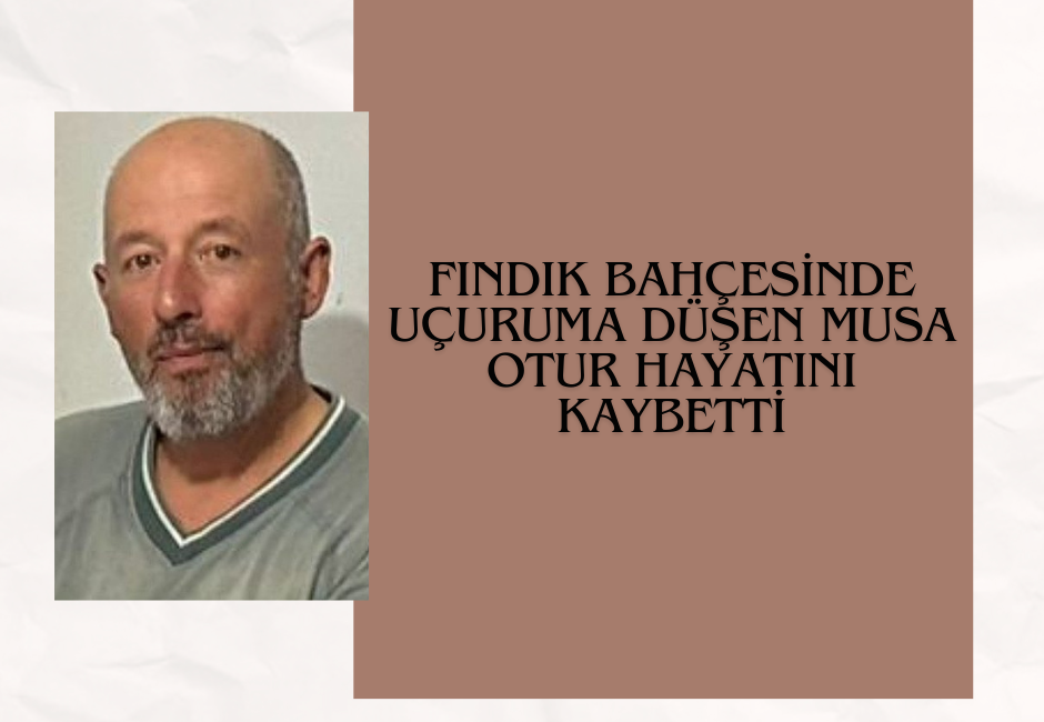 Ordu’nun Perşembe ilçesi Kaleyaka Mahallesi’nde, fındık bahçesinde ağaç kesmeye giden
