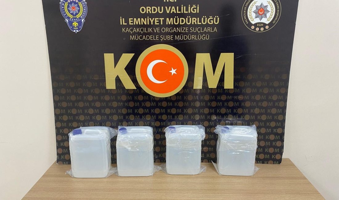 Ordu İl Emniyet Müdürlüğü Kaçakçılık ve Organize Suçlarla Mücadele (KOM)