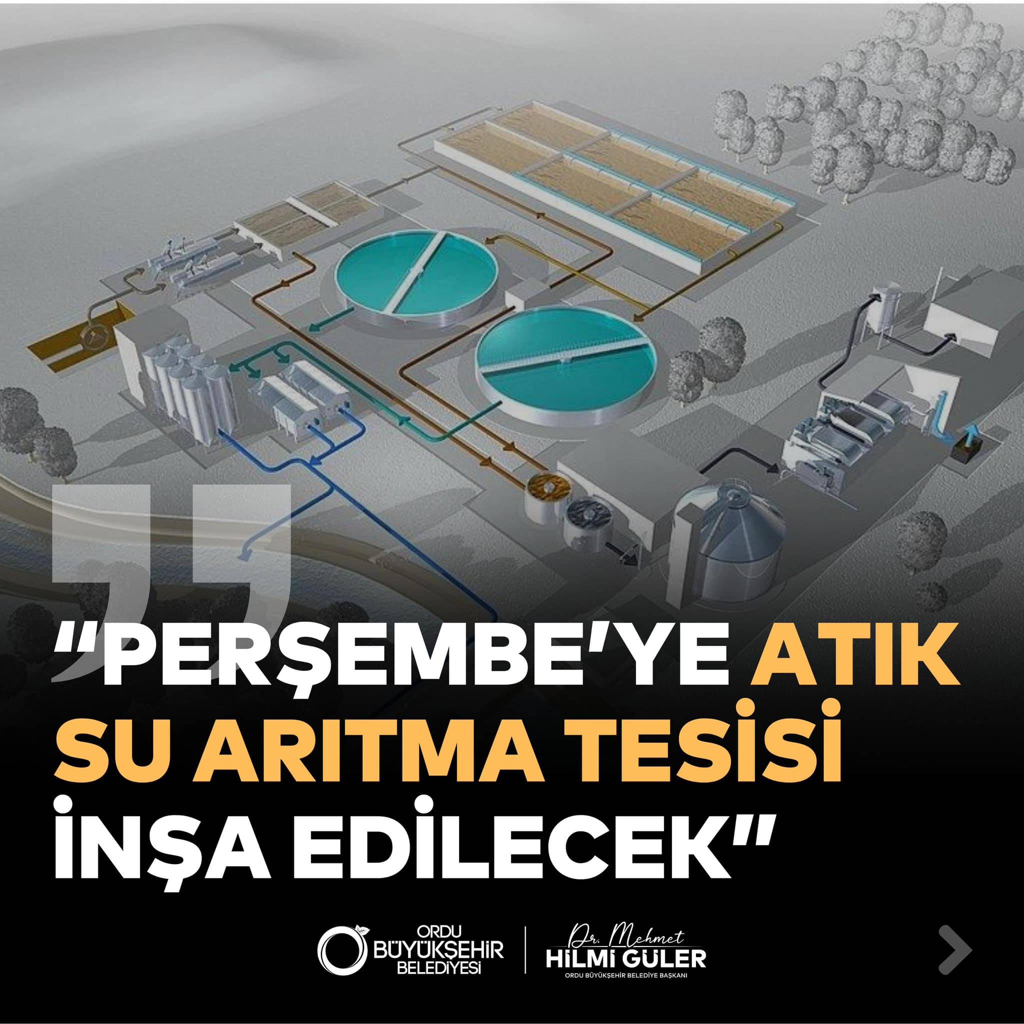 PERŞEMBE’YE ATIK SU ARITMA TESİSİ KURULACAK pe