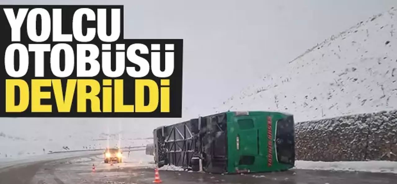 Bingöl’de Yolcu Otobüsü Devrildi: 2 Ölü, 16 Yaralı unye gundem 3 1