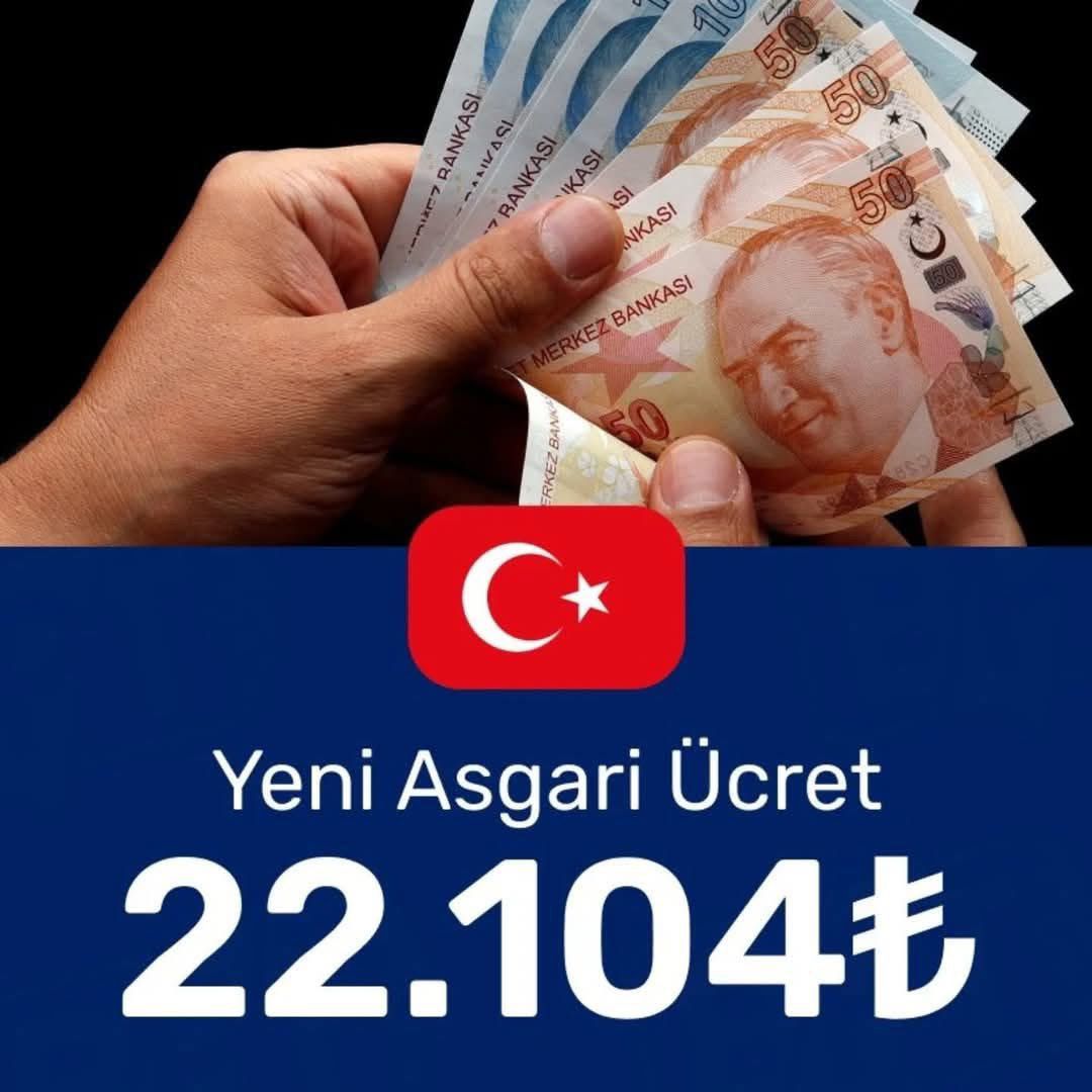 2025 Asgari Ücret Belli Oldu: 22 Bin 104 Lira unye gundem 52