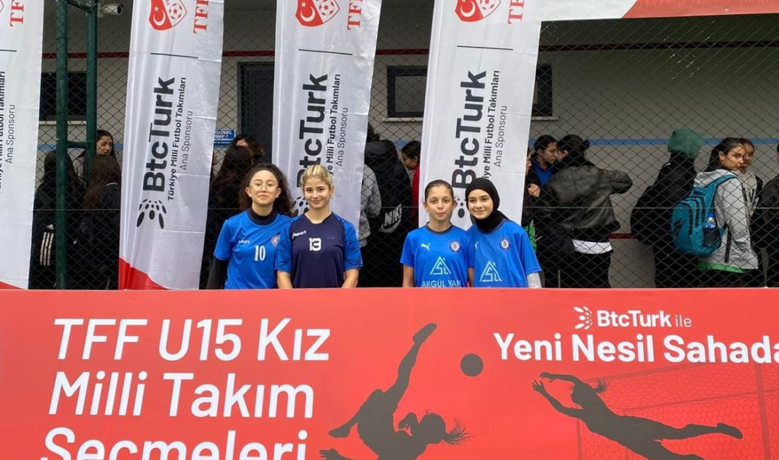 Ünye Futbol Kulübü U15 Kız Milli Takım Seçmelerinde