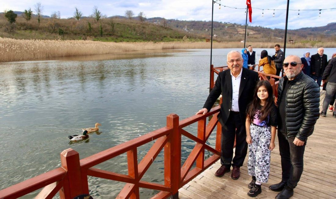 GAGA GÖLÜ TABİAT PARKI DOLUP TAŞIYOR