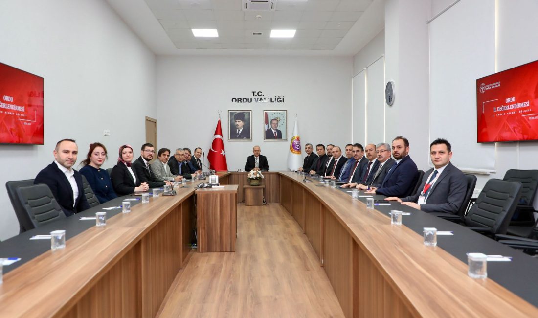 Ordu’da Yürütülen Sağlık Hizmetleri Değerlendirildi