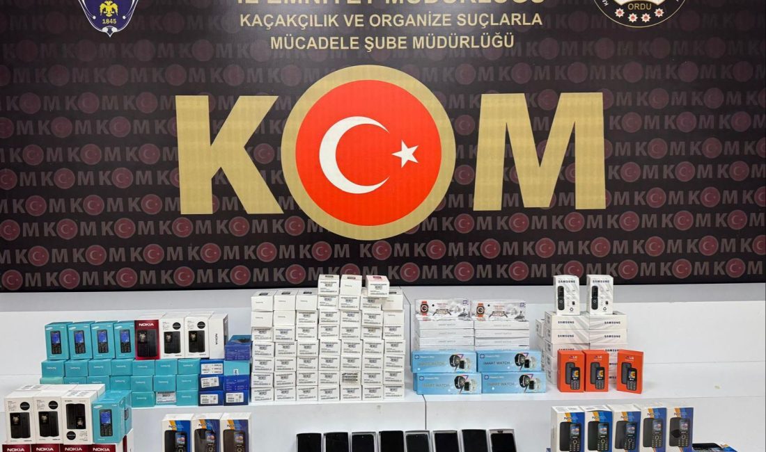 Ordu’da Kaçakçılık ve Silah Kaçakçılığına Yönelik Operasyonlar: Büyük Miktarda Kaçak