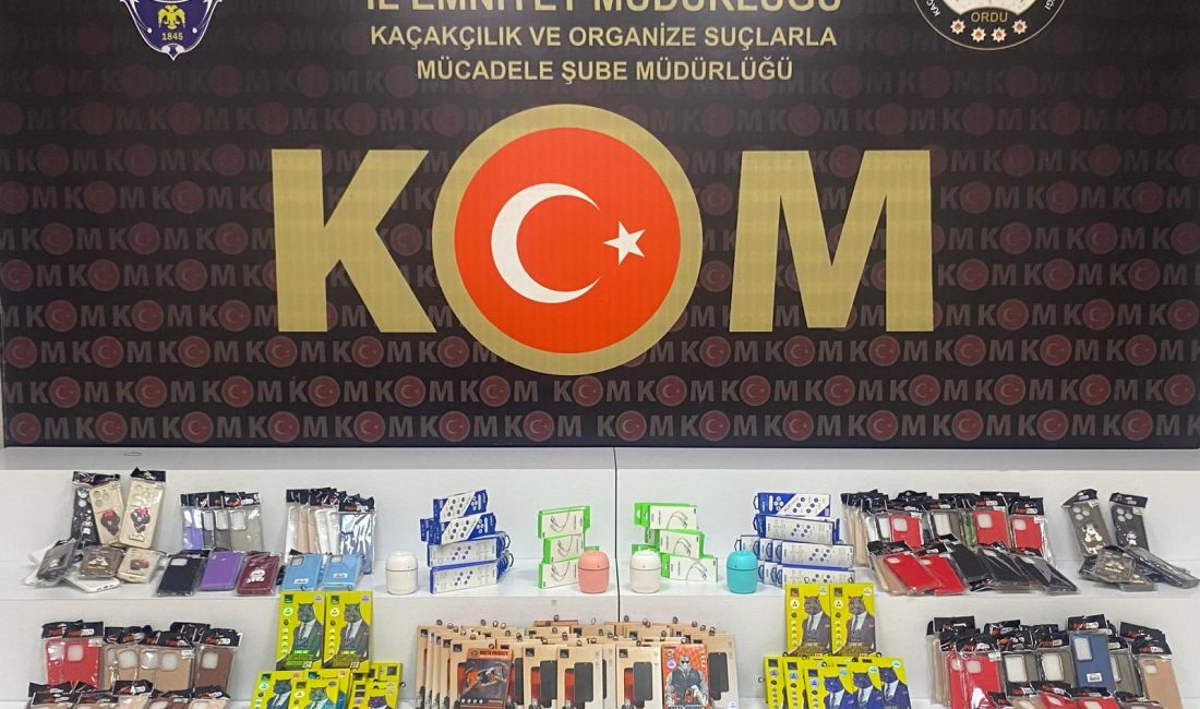 Ordu’da Kaçakçılık Operasyonları: 135.000 TL Değerinde Kaçak Emtia Ele Geçirildi