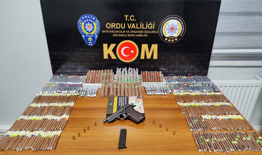 Ordu’da Kaçakçılıkla Mücadele Hız Kesmiyor: 500.000 TL Değerinde Kaçak Emtia