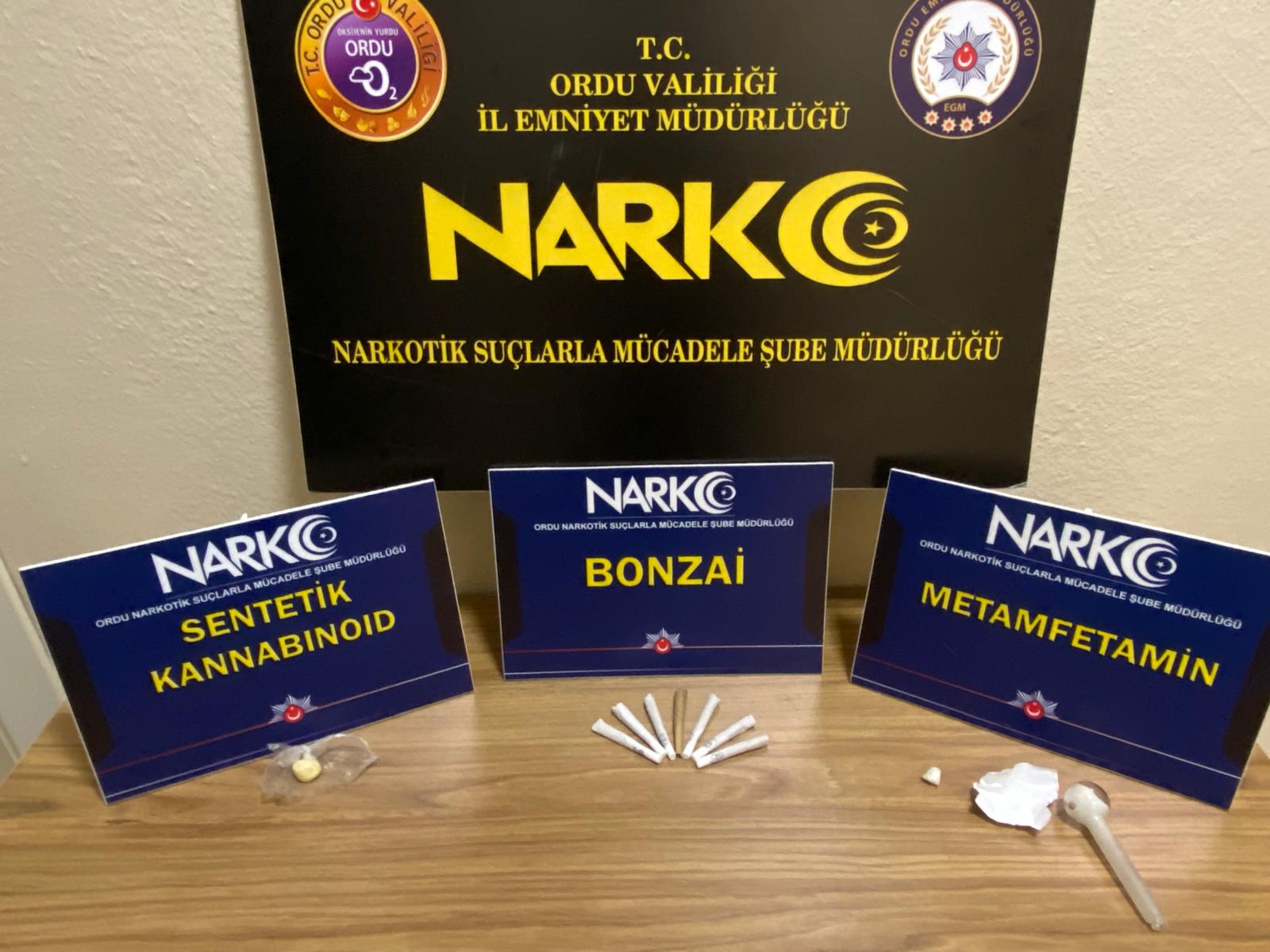 Ordu’da Narkotik Operasyonları NARKO FOTO 1