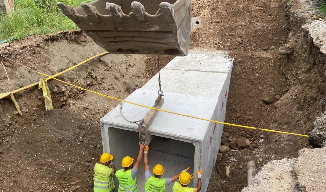 OSKİ’DEN ORDU’YA 10 BİN METRE YAĞMUR SUYU HATTI
