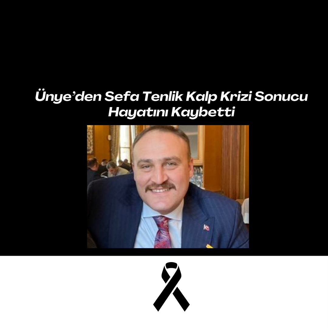 Ünye’den Sefa Tenlik Kalp Krizi Sonucu Hayatını Kaybetti Siyah Kurumsal Olum Yil Donumu Instagram Gonderisi 14 1