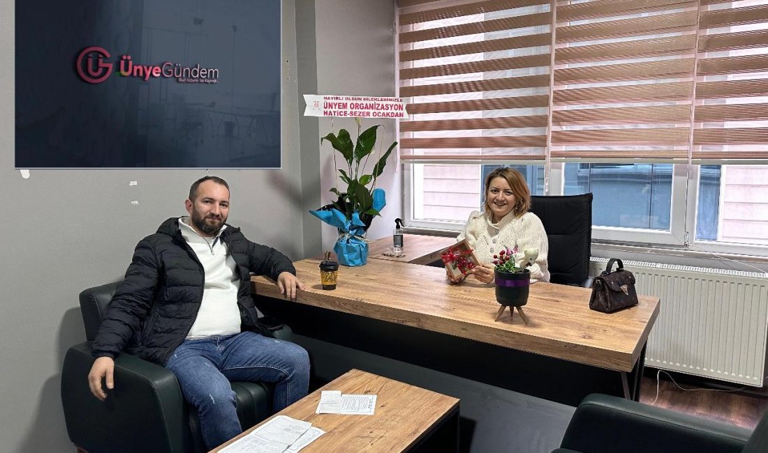 Sezer Ocakdan’dan Ünye Gündem Haber’e Hayırlı Olsun Ziyareti