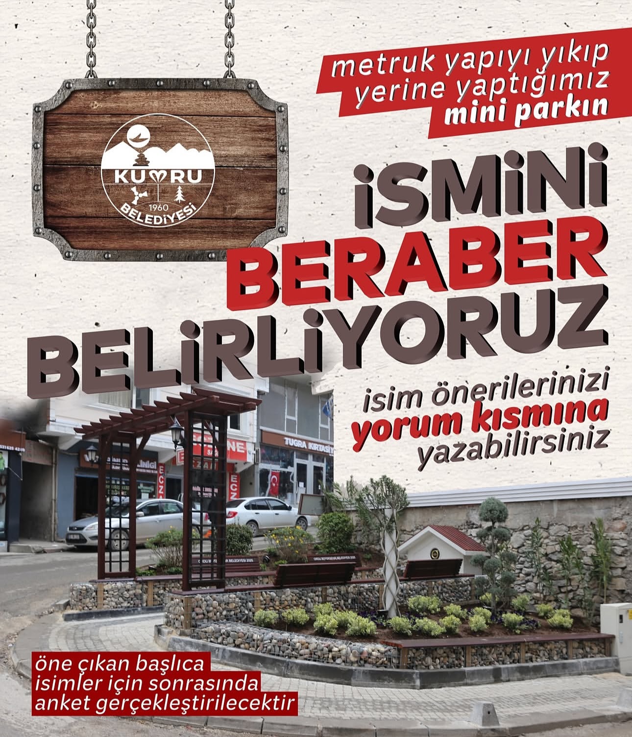 Kumru’da Yeni Parkın İsmi Halkın Oyuyla Belirlenecek YUSUF YALCUVA 1