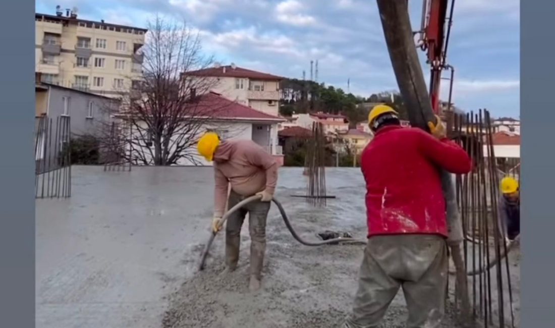 Ünye Akgül Yapı, Halis Sider Projesinde 1. Kat Beton Dökümünü