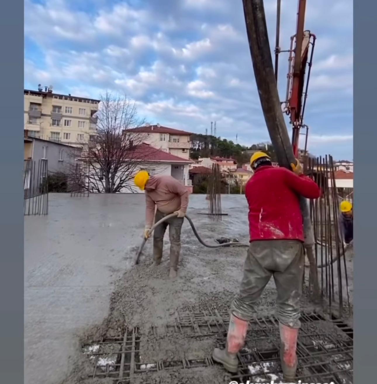 Ünye Akgül Yapı, Halis Sider Projesinde 1. Kat Beton Dökümünü Tamamladı akgul insaat