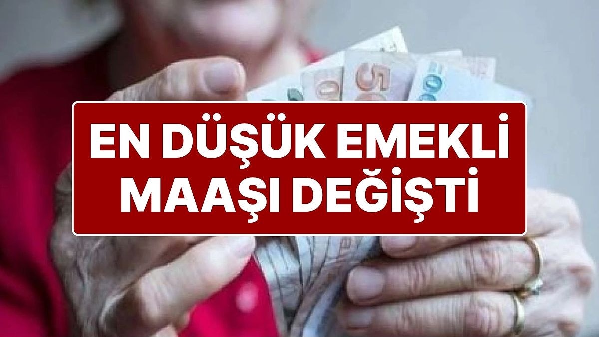 En Düşük Emekli Maaşı belli oldu emekli maasi