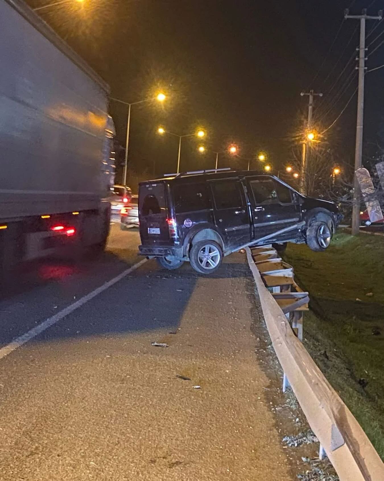 Fatsa Dolunay Mahallesi'nde Trafik Kazası fatsa kaza 1