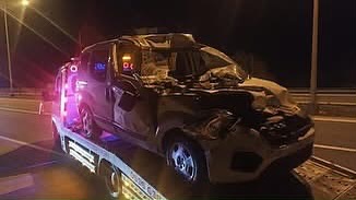 Fatsa Bolaman’da Kaza: 2 Yaralı kamyon tir