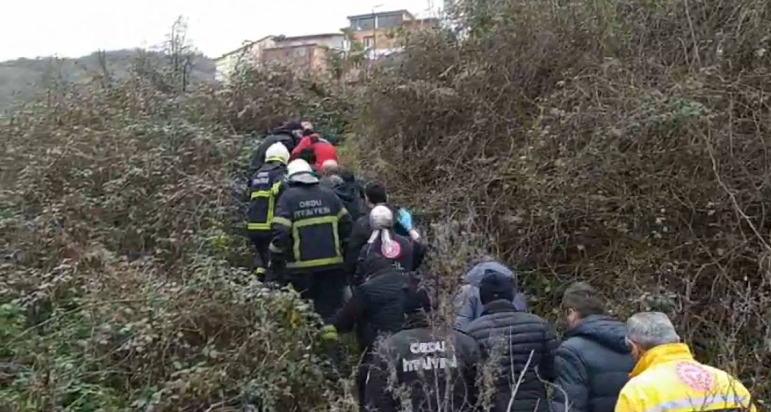 İKİ GÜNDÜR ARANAN ŞAHSI İTFAİYE EKİPLERİ KURTARDI kayip sahis1