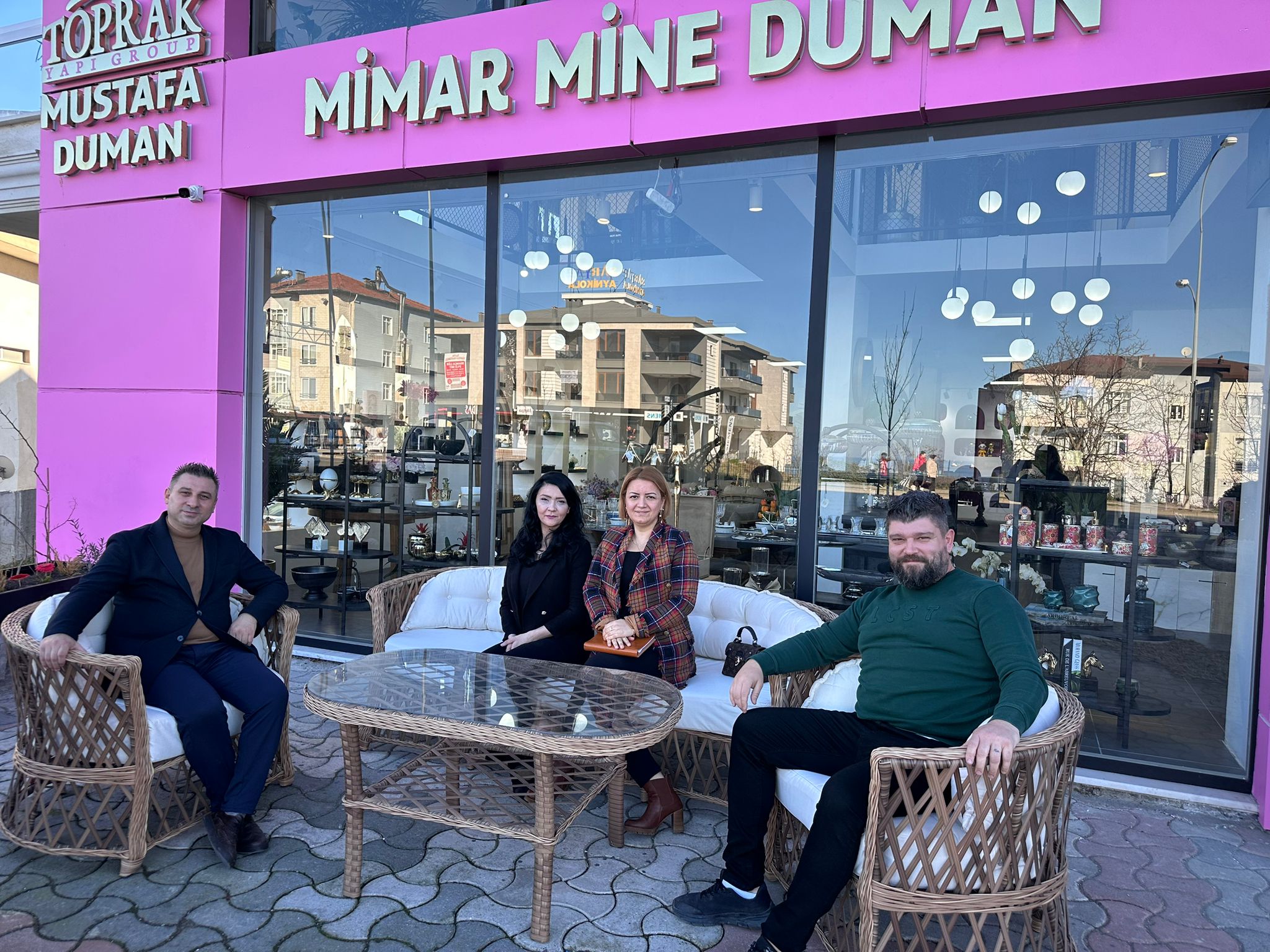 Ünye Gündem’den MD Home Design’a Ziyaret mine duman